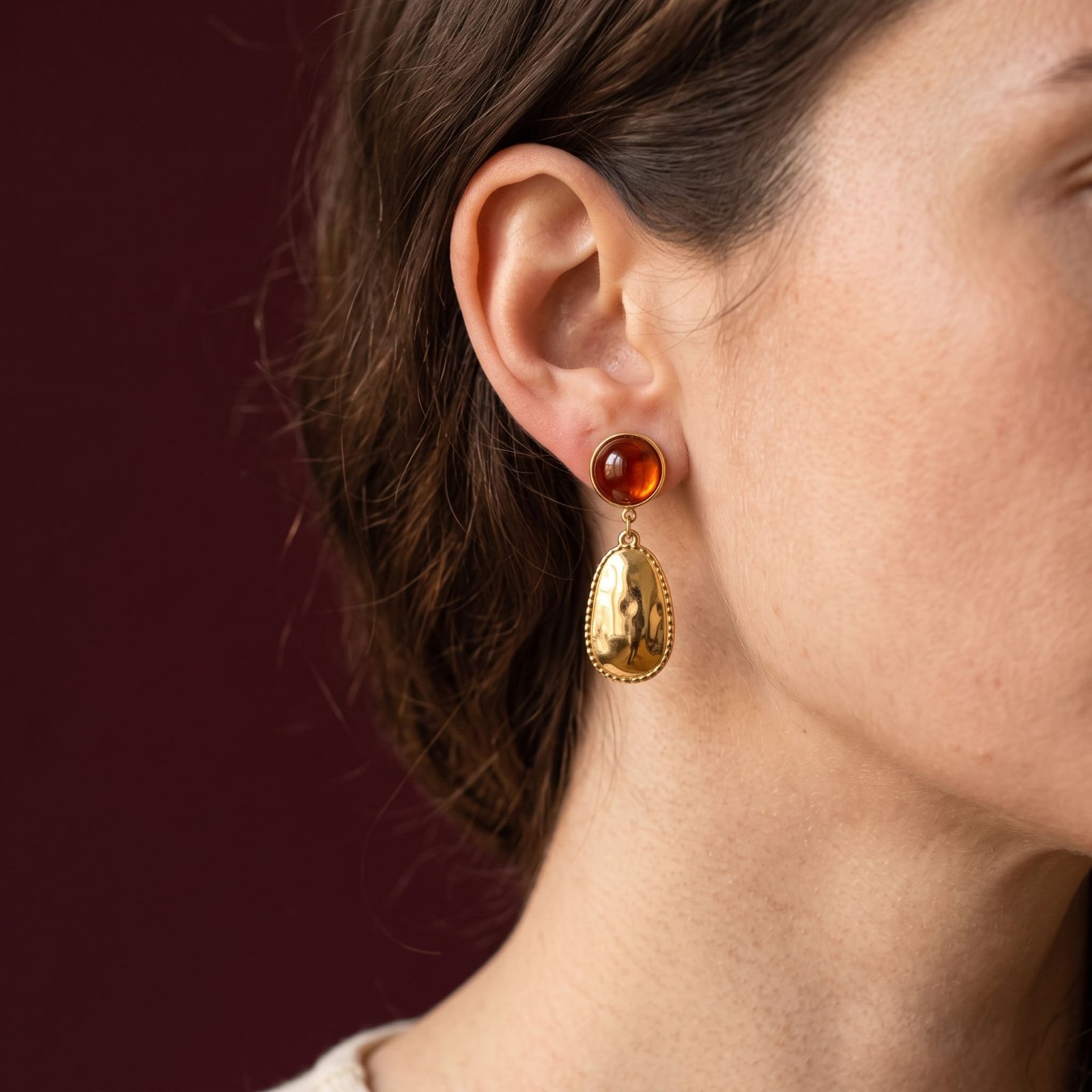 Boucles D'Oreilles Corazza – Acier Inoxydable Garantie