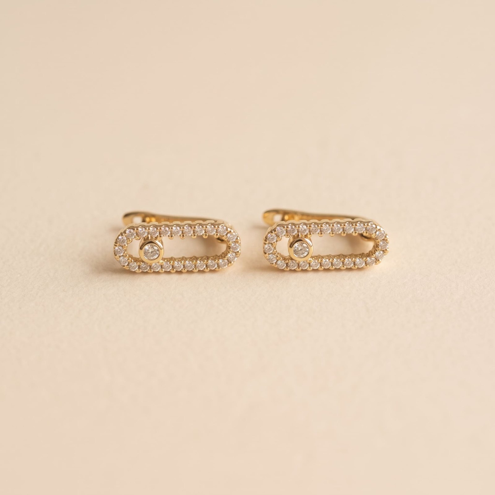 Boucles D'Oreilles Nova – Plaqué Or