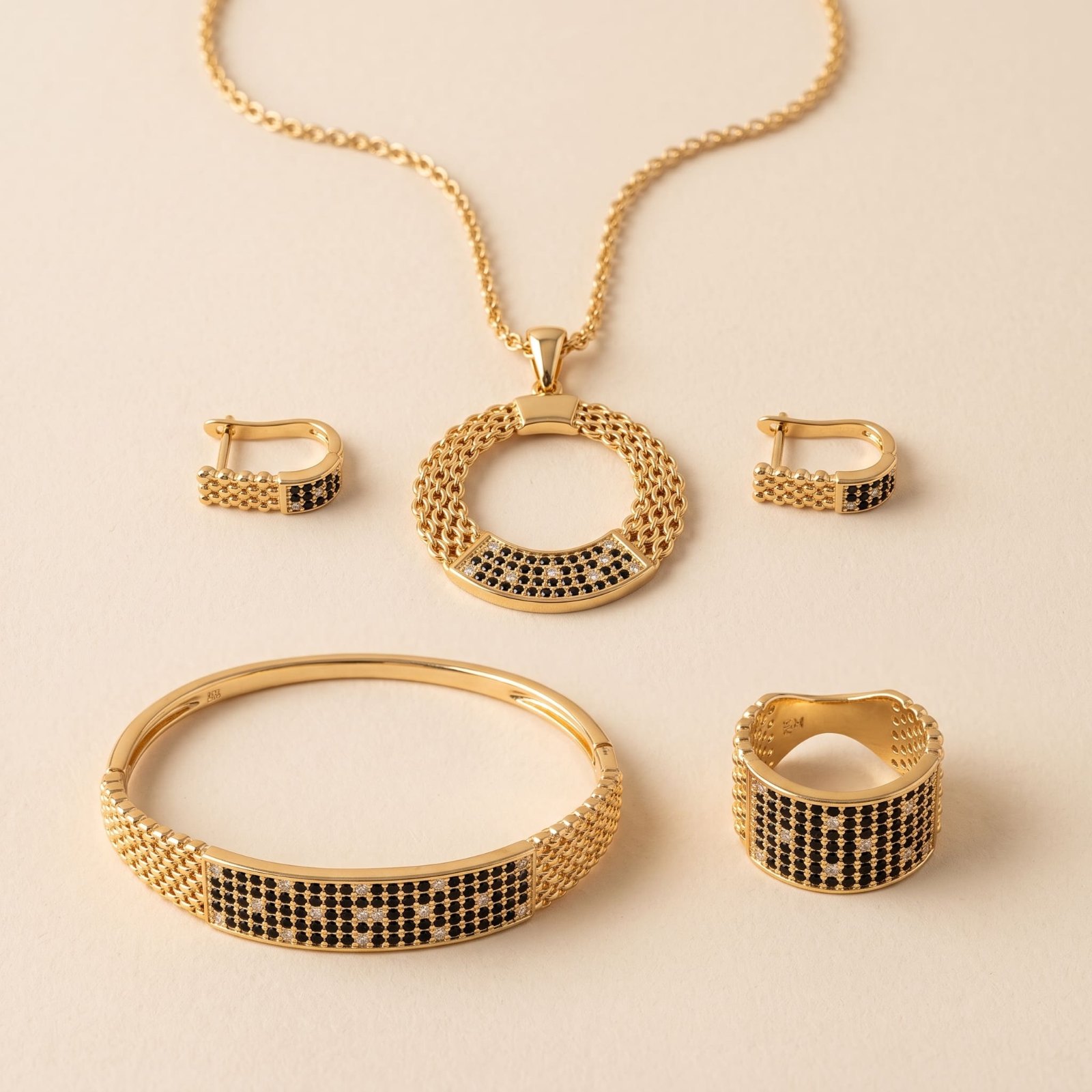 Parure Cordelia – Plaqué Or 18K