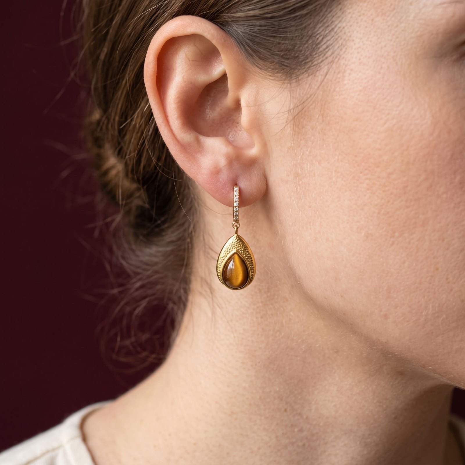 Boucles D'Oreilles Gocciolina - Acier Inoxydable Garantie
